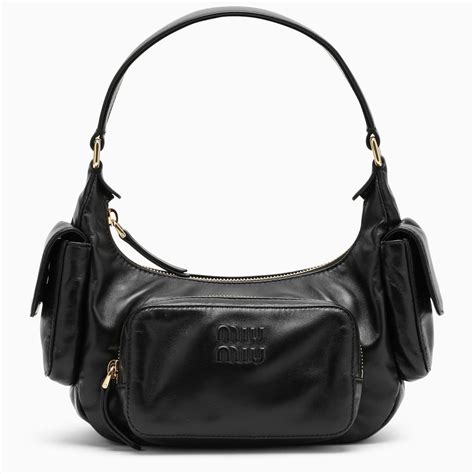 miu miu nappa leather shoulder bag|Leather Shoulder Bag By Miu Miu .